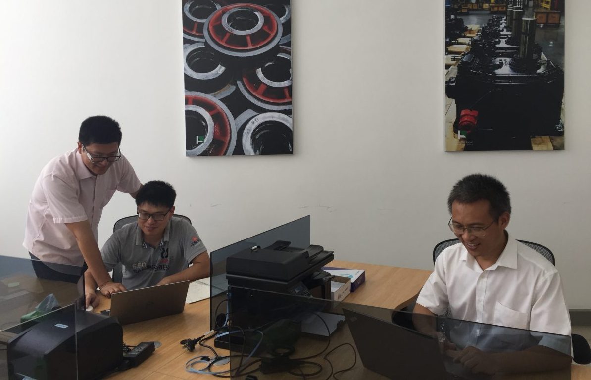 AGJ Team Working at Desks